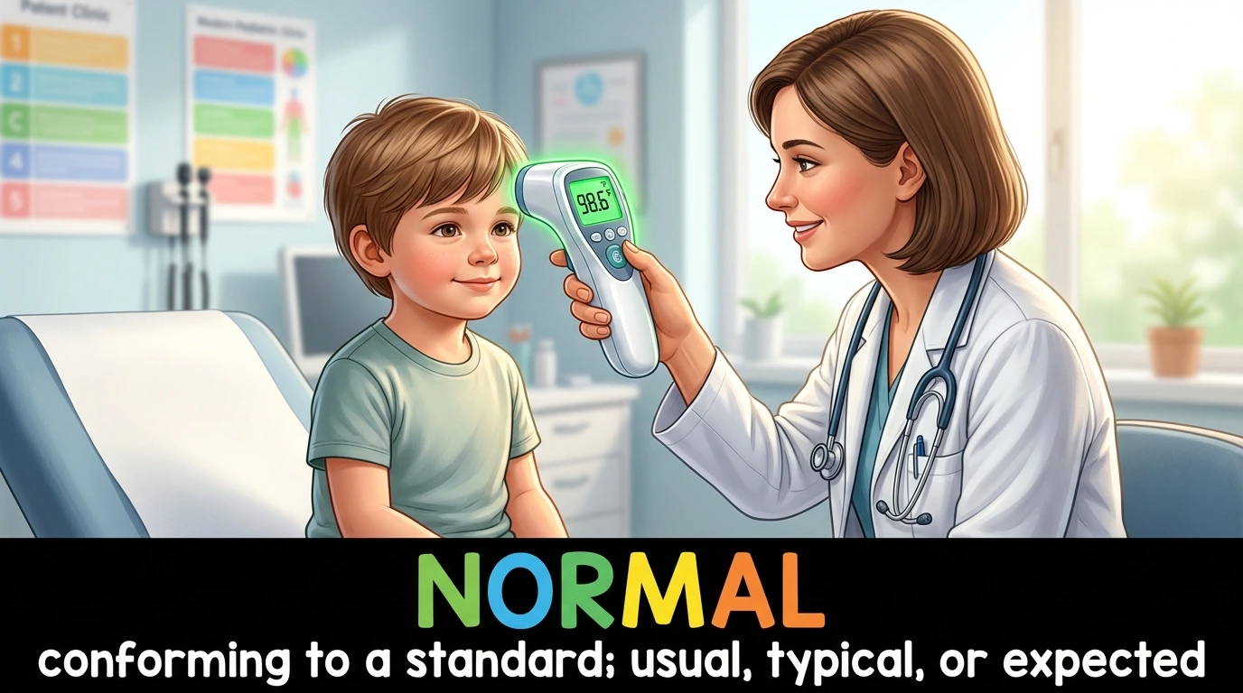 English Illustration for normal
